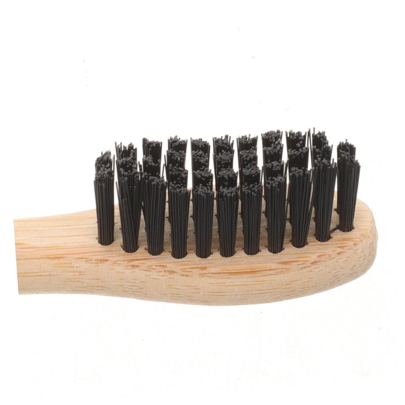 NOLITOY 4pcs Bamboo Toothbrushes Soft Bristles for Oral for Home