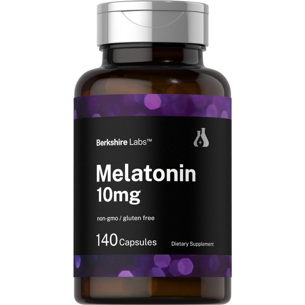 Horbäach Berkshire Labs Melatonin 10mg | 140 Quick Release Capsules
