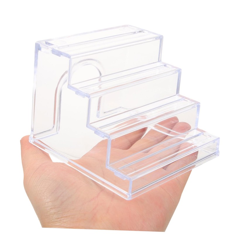 Sosoport Acrylic Hamster Climbing Ladder Bite-Resistant Small Animal Ladder for