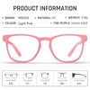 MEIGIX Stylish Safety Glasses, Clear Anti-Fog Anti-Scratch Protective Glasses For