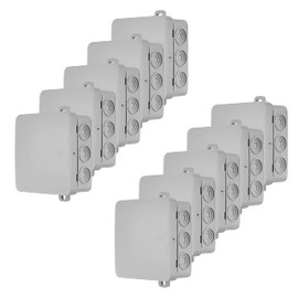 Rev Ritter IP54 0518429777 Junction Box 75 x 75 mm without Terminal Strip 10-Piece Set