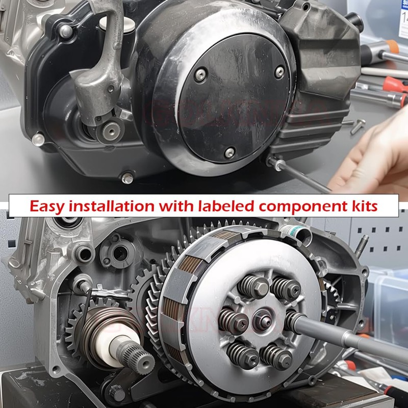 GOLKNHA 164 PCS Polished Stainless Steel Engine Bolt Screw Kit