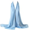 Bellonesc Silk Scarf 100% silk Long Lightweight Sunscreen Shawls for