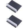 2 Pcs Black Kitchen Sink Squeegee Cleaner Countertop Brush Wiper