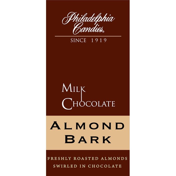 Philadelphia Candies Milk Chocolate Almond Bark, 6 oz. Gift Bag