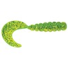 Big Bite Baits FG203 Fat Grub Fishing Bait, Chartreuse Shine,