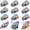 CESFONJER 2-in-4-out Terminal Blocks Kit (9 Sets), Lever Wire Connectors