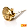 TSS Replacement Locking Rim Cylinder Lock, Supplied with 3 Keys.