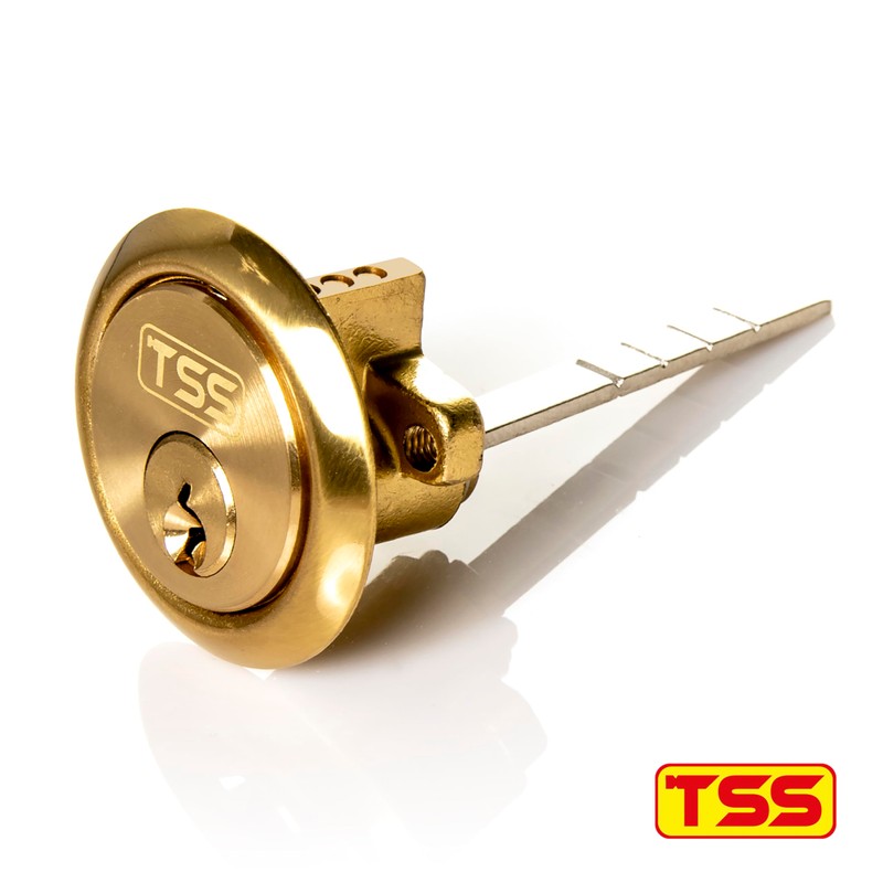 TSS Replacement Locking Rim Cylinder Lock, Supplied with 3 Keys.