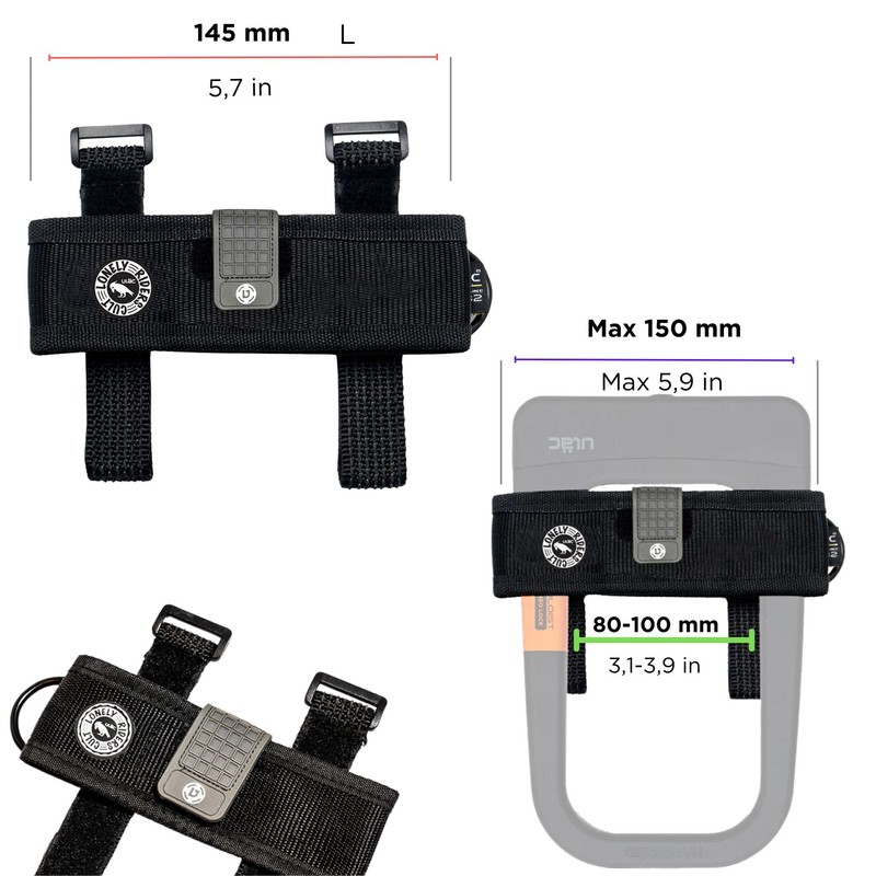 Ulac (Urac) Bicycle Key Universal U Lock Holder UH1 U