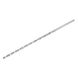 sourcing map Spiral Drill Bit Extra Long High-Speed Steel 5 x 254 mm Pack of 1