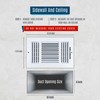 Fits 10x6 Duct Opening 3 Way Steel Air Supply Diffuser