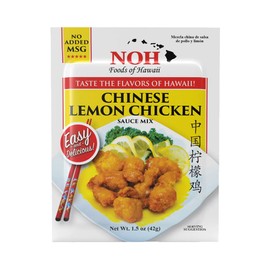 NOH Foods of Hawaii four serving seasoning packets 1.5 oz Pack of 3 Taste the flavor of Hawaii with each unique and famous meal (Chinese Lemon Chicken)