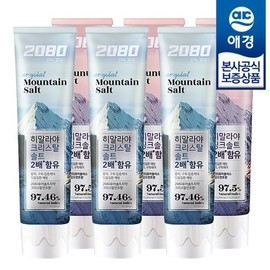 Aekyung 2080 Pure Plus Toothpaste 150g x 6 / 애경 2080 퓨어 플러스 치약 150g x6개