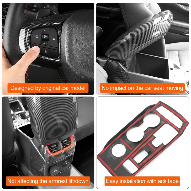 ushilife Front Side Air Condition Vent Outlet Cover Trims, Right/Left