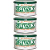 Briwax Clear Furniture Wax Polish .3 Pack