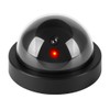Dummy Dome Security Camera with Flashing Red LED Light Indoor