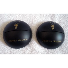 2 Johnnie Walker Scotch Whisky Metal Menu Holders