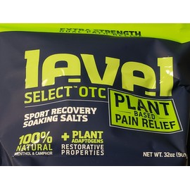 LEVEL SELECT OTC - Sport Recovery Soaking Salts - 32 oz - Plant Based - 1/2027