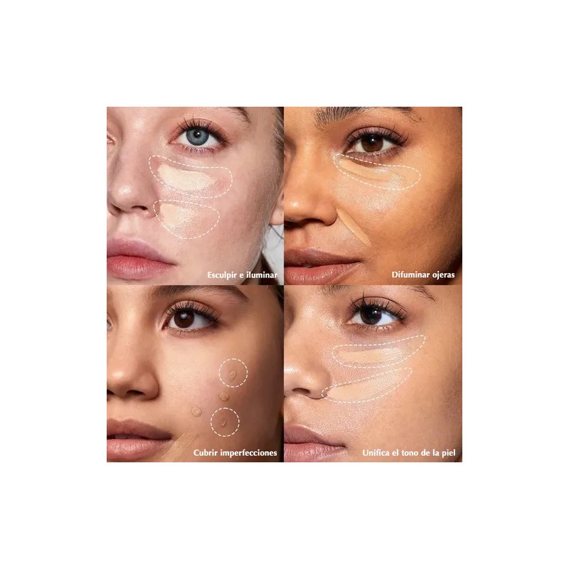 Corrector De Alta Cobertura Ayvanna Rêver Para Ojos Rostro