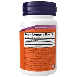 Now Suplementos, Melatonina 5 Mg