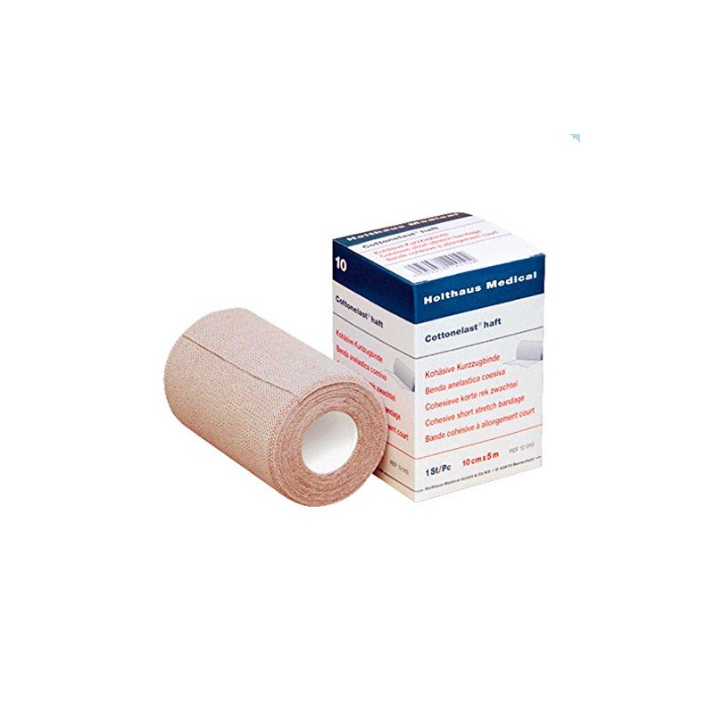 Holthaus Medical Cottonelast® Cohesive Short Pull Bandage Bandage, Textile Elastic,