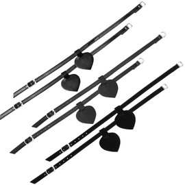 3 Sets Removable High Heels Anti Slip Shoe Straps High Heeled Shoe Bungee Laces Elastic Ankle Laces for Women and Girls