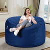 HABUTWAY Bean Bag Chair 3Ft Luxurious Velvet Ultra Soft Fur