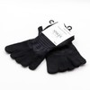 Spikes Pro 5 Finger Grip Socks, Black