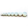 Pierced Art Trends Simple Flare Clear Opalite Moonstone Ear Plugs