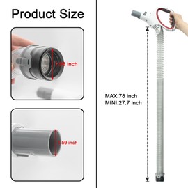 NV501 Replacement Hoses Handle for Shark Navigator Rotator Lift-Away Upright Vacuum Models NV500, NV502, NV503, NV504, NV505, NV510, NV520, NV552, UV560 Shark Vacuum Attachments