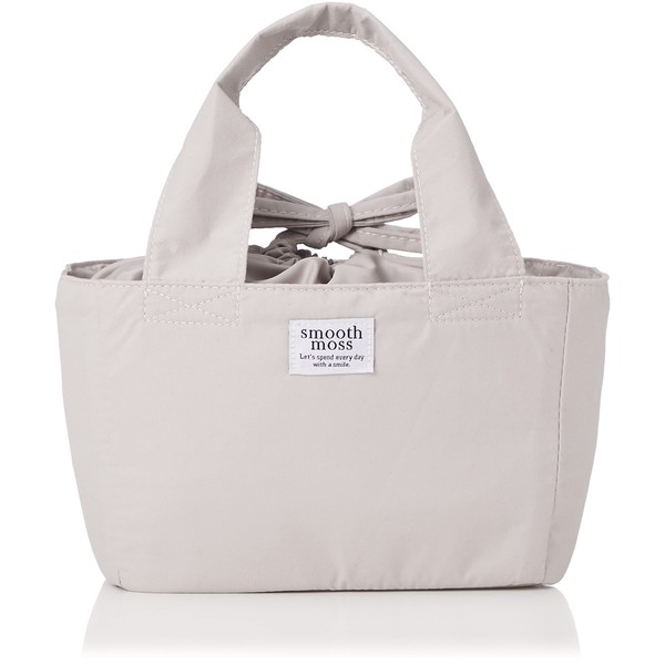 Gendai Hyakka, Smooth Moss Lunch Bag, GY Size: Approx. W23