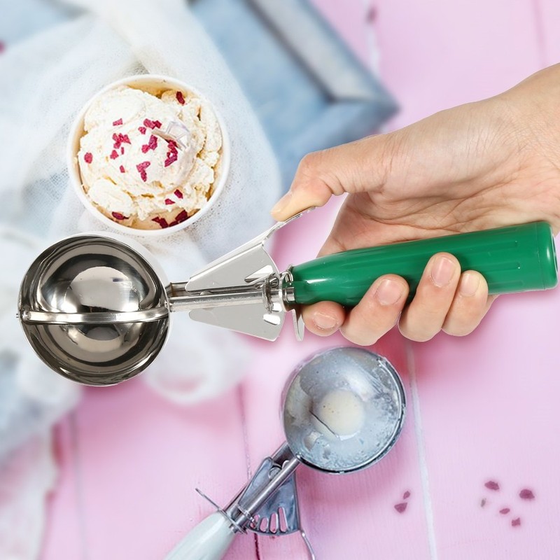 Stainless Steel Ice Cream Spoon Fruit Vegetable Spoons Kitchen Gadget