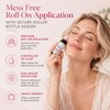 Organic Castor Oil Roll On with Rose Quartz Roller Ball,