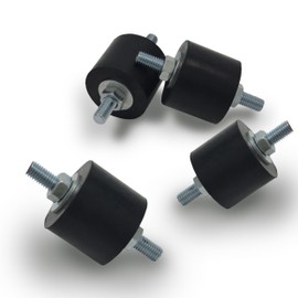 Anti-Vibration Rubber Isolator Mounts with Studs Shock Absorber, M8