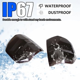 Daeiclru Tail Light Lamp Cover Compatible with Ford Maverick 2022-2024, Smoked Taillight Shell Trim Cover, Car Rear Headlight Protection Cover Exterior Accessories