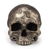Veronese Design Bronze Finish Craniumography Old Treasure Map On Skull