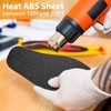 Nuanchu 4 Packs ABS Plastic Sheet Thick Rigid Thermoplastic Sheet