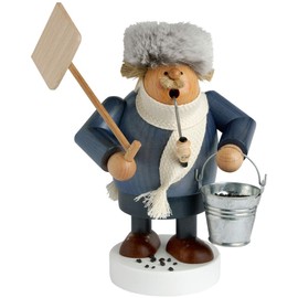 Rudolphs Schatzkiste Smoking figure snow chip by 19 cm smoke figure Räuchermännel smoking man Erzgebirge