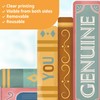 DECOWALL CDS9-9006 Boho Book Window Stickers Boho Book Print Window
