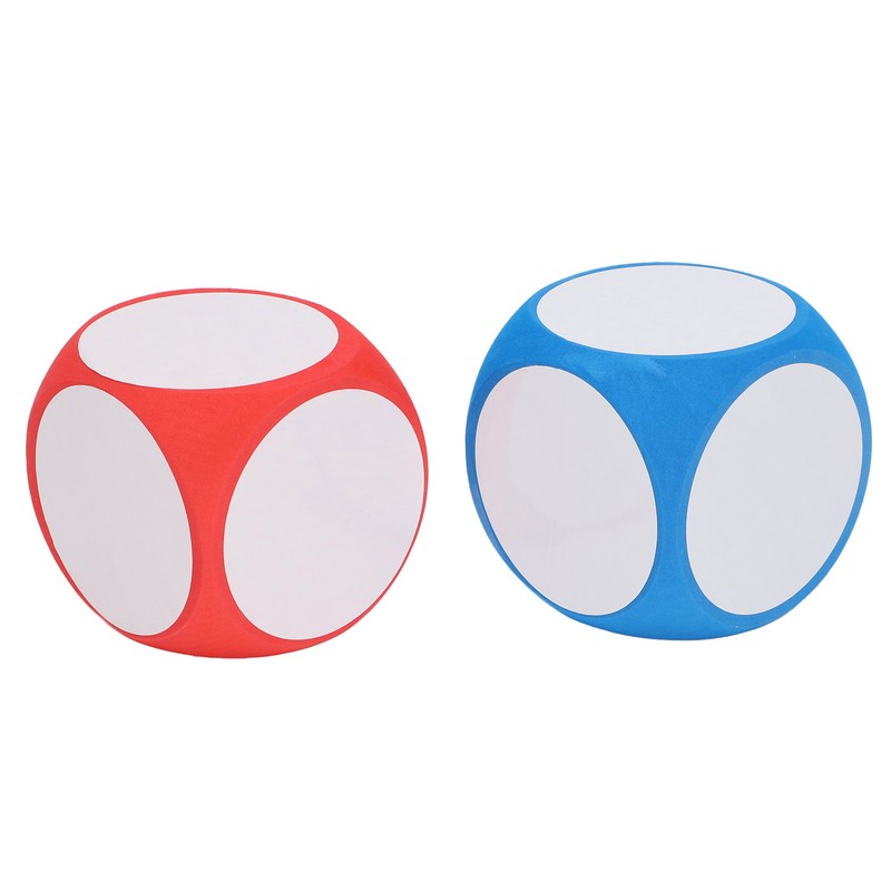 2pcs Dry Erase Dice Set Write On Wipe Off Dry