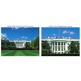 2.195x High Definition Super Telephoto Lens Compatible With Canon PowerShot G5 X (Includes Adapter Rings)