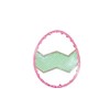 Impact Lighted Pink and Green Easter Egg Window Silhouette Decoration,