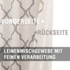 TOPICK Linen Look Curtains, 1 Piece, 45 x 127 W