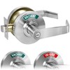 Onedaful Cuzofu Privacy Indicator Lever Lock Inuse or Vacant, Occupied