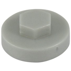 TIMCO Hex Cover Cap - Merlin Grey - Box of 1000