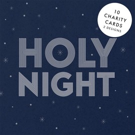 SPCK Charity Christmas Cards with Bible Verse, Pack of 10, 2 Designs: Bold Typography