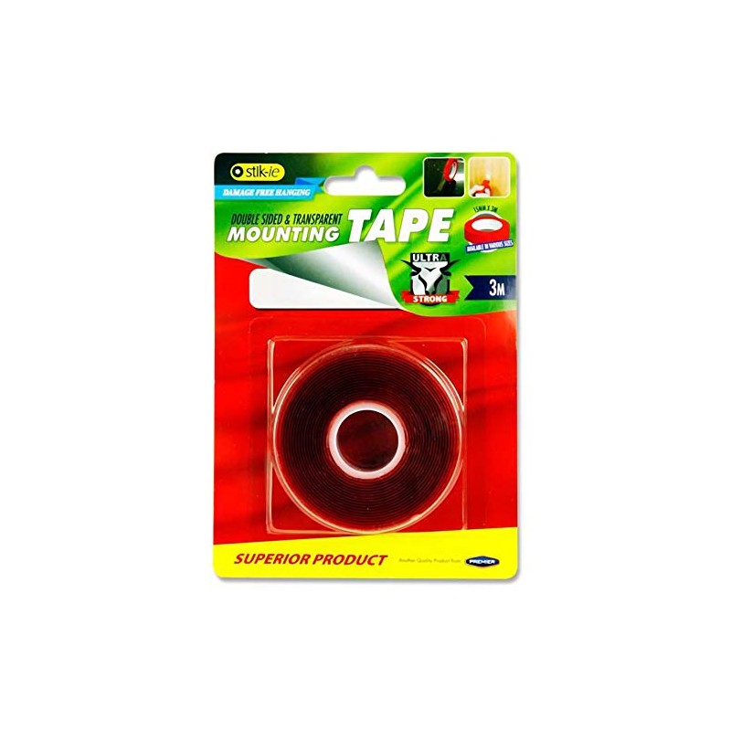 Premier Stationery W2117123 3 m Stik-ie Double Sided Mounting Tape