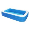 215cm Alberca Inflable Rectangular Para 3-5 Personas Try Me Azul