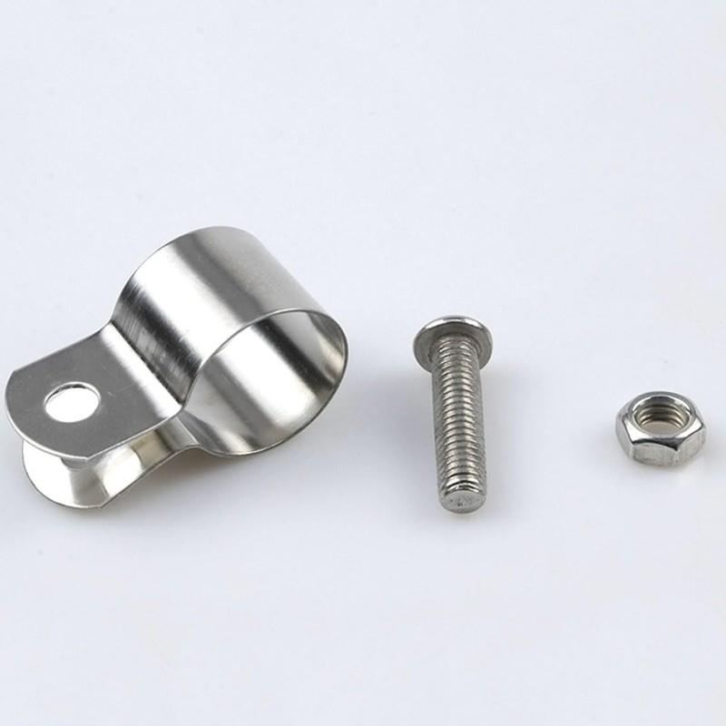 10pcs 304 Stainless Steel Clamps,10mm 12 16 20 25 27